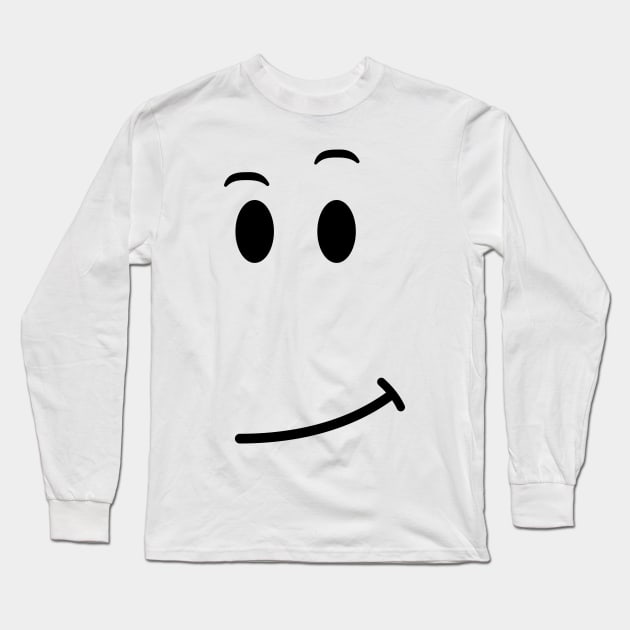 Smiley Face Character Long Sleeve T-Shirt by imagifa